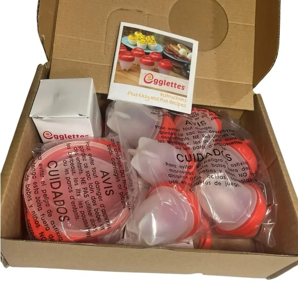 Egglettes New in Open Box Egg Cooker With Recipes Omlettes Hard Boiled Eggs
